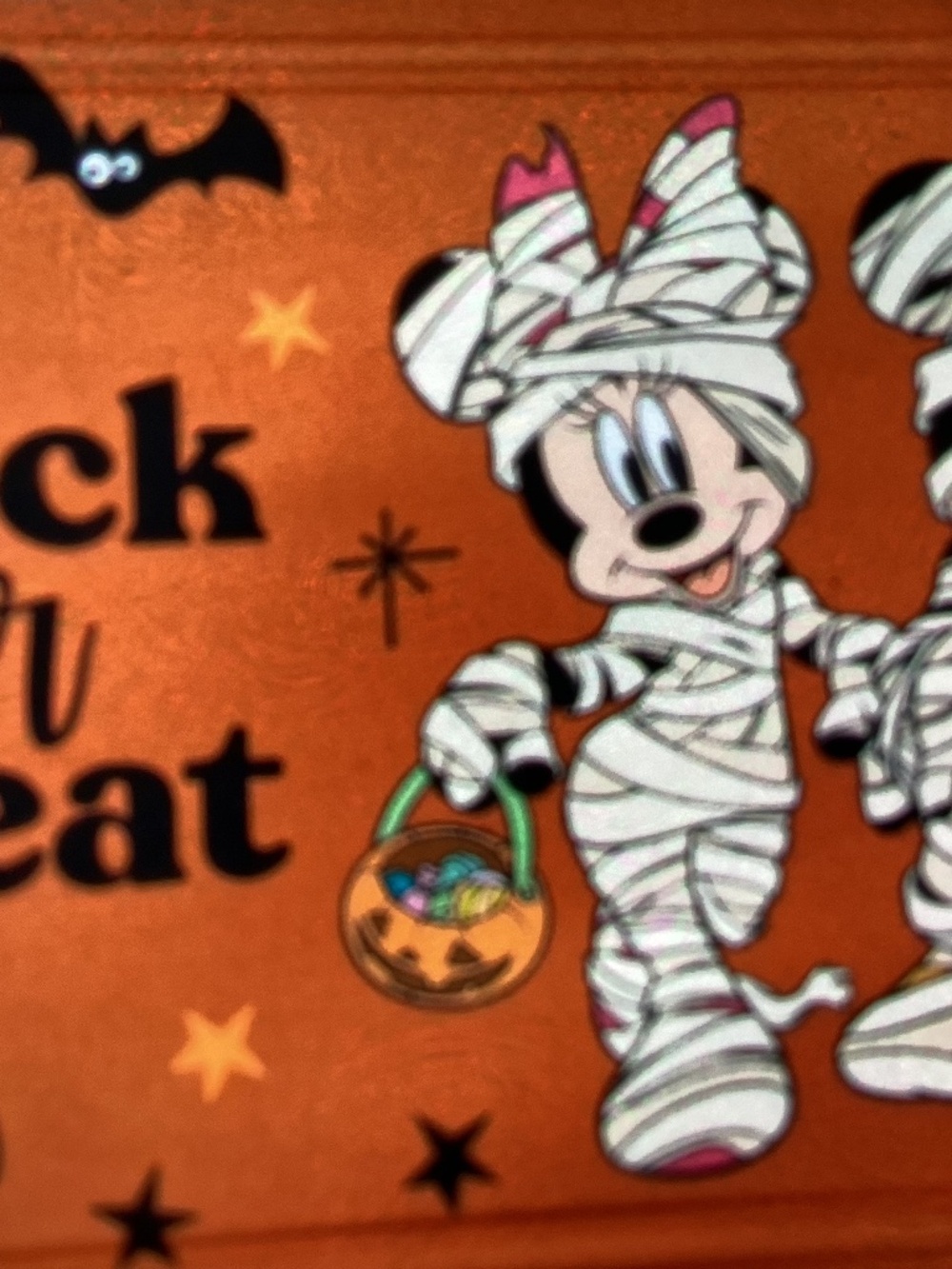 New Disney Halloween Doormat- Mickey and Minnie Mummies